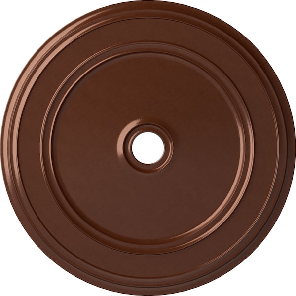 Ekena Millwork Classic Ceiling Medallion (Fits Canopies up to 5 1/2"), 41 1/8"OD x 4"ID x 2 1/8"P, Copper Penny CM41CLCPS - main